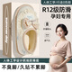 安尚芬孕婦做月子鞋夏季薄款89月份產后透氣防滑居家軟底包根棉拖鞋春秋 淺咖【蝴蝶結】 38-39 標準碼