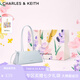 CHARLES&KEITH蝴蝶結(jié)簡約單肩腋下包法棍包生日禮物七夕禮物CK2-20160193 Sea Salt Blue海鹽藍(lán)（新色） 中包