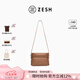 ZESH/澤尚【新品】留痕中號(hào)草藥包秋季包包斜挎包女單肩包七夕禮物 深奶茶