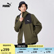 彪馬（PUMA）男子修身山系戶外機(jī)能風(fēng)運動拉鏈連帽梭織夾克外套848287 橄欖綠-02 XL (185/104A)