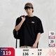 卡帕（Kappa）短袖2024新款情侶男女夏索羅娜運動(dòng)休閑T恤多色半袖K0EX2TD30D 黑色-990 XL