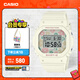 卡西歐（CASIO）BABY-G BGD-565復古碎花運動(dòng)時(shí)尚女士手表防水防震石英手表 禮物 BGD-565RP-7PR