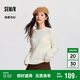 森馬（Semir）森柔毛衫|商場同款毛衣女圓領(lǐng)純色2024冬季絞花上衣101724107014