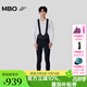 MBO  CARVICO? 男子冬季軟殼防風(fēng)抓絨背帶騎行長(cháng)褲 T380  雙箭頭 黑色 L