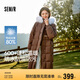 森馬（Semir）羽絨服女長款三防防風寬松冬季2024保暖毛領連帽外套109724113018
