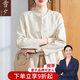 雪夕（XUEXI）媽媽秋裝短款小香風(fēng)開衫外套中老年女貴夫人上衣氣質(zhì)風(fēng)衣2025新款