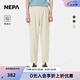 NEPA耐葩戶外25春夏新品男女褲裝戶外防潑水休閑褲7LC1664 奶油米色D38 M 165/78A（080）