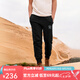 AKSERIES24秋季新款美式復(fù)古純棉休閑衛(wèi)褲男裝2452009 黑色 XL