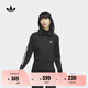 adidas經(jīng)典復(fù)古運(yùn)動(dòng)立領(lǐng)夾克外套女裝春季阿迪達(dá)斯官方三葉草 黑色(推薦選大一碼)   M