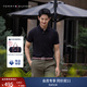 TOMMY HILFIGER【輕系列】夏季男裝撞色鑲邊翻領(lǐng)POLO/珠地棉商務(wù)修身純色短袖T恤 【修身款】深海藏青CJM XL （推薦：155-170斤）