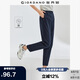 佐丹奴九分褲女裝夏季純棉梭織褲子松緊腰薄款休閑褲05424354