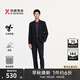 勁霸男裝商務(wù)休閑男士西服套裝春夏款套西服正裝|BSFE3306 黑色A XL