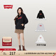 Levi's【特價來襲】李維斯女士春季時尚美式經(jīng)典潮流時尚寬松衛(wèi)衣 灰色 XS