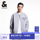 杰克·瓊斯（JACK&JONES）秋季新款NBA聯(lián)名湖人隊(duì)運(yùn)動(dòng)寬松棒球服夾克長(zhǎng)袖外套男裝225121001 C39灰紫色 XL
