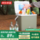 京東京造車(chē)載戶(hù)外保溫箱露營(yíng)野餐冷藏箱保冷保鮮箱外賣(mài)釣魚(yú)箱送冰袋13L