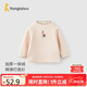 童泰（TONGTAI）女寶寶打底衫冬季女童加厚上衣女孩長袖T恤時(shí)尚童裝白色90cm