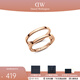 丹尼爾惠靈頓（DanielWellington）DW戒指女 情侶戒指時(shí)尚對戒 生日禮物送女友送愛(ài)人 50號 玫瑰金 DW00400113