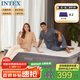 INTEX 67770NP內置電泵雙人加大充氣床 家用午休氣墊床睡墊折疊床含2枕