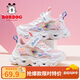 巴布豆童鞋夏季兒童運動(dòng)鞋女童網(wǎng)面透氣跑鞋103552080果粉/白34