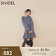 SNIDEL秋冬圓領(lǐng)針織衫上衣A字針織短裙兩件套SWNO245026 灰色 均碼 （F）