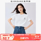 佐丹奴短袖T恤女夏季純棉可愛(ài)動(dòng)物頭像刺繡圓領(lǐng)上衣13325324