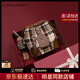 CRTNZO KROEZ輕奢包包女包2025年新款水桶包女士斜挎包生日七夕情人節(jié)禮物包包 咖色-紅色限定禮盒裝送女友老婆