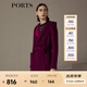 PORTS寶姿商場(chǎng)同款 新品女裝經(jīng)典雙面撞色連帽毛呢大衣LN9C007JZW013 MAY M (6)