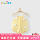 優(yōu)奇嬰兒衣服女寶寶夏季超薄無(wú)袖吊帶包屁衣女童夏天薄款背心哈衣爬服