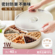 Daisy Leaf 干果盤糖果堅(jiān)果盒零食瓜子盤過(guò)年干果堅(jiān)果盤茶幾水果盤收納盒