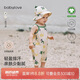 babylove嬰兒連體衣吊帶哈衣夏季薄款純棉男女寶寶衣服外出可愛(ài)短爬夏裝