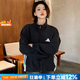 阿迪達(dá)斯（adidas）女裝夾克 25秋新款運(yùn)動服跑步健身梭織上衣防風(fēng)休閑時(shí)尚立領(lǐng)外套 經(jīng)典黑/單層梭織/熱銷款 L 【170建議體重120-130斤】