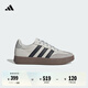 adidas「T頭鞋」BARREDA板鞋德訓(xùn)鞋男女春季新款阿迪達(dá)斯輕運動 灰色/黑色/樹脂黃   42.5