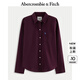ABERCROMBIE & FITCH【牛津襯衫】女裝25秋季新款通勤經(jīng)典小麋鹿長袖襯衫KI140-5247 紫紅色 S (165/92A)