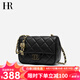 HR赫蓮娜包包女包小香風(fēng)經(jīng)典百搭菱格鏈條包女頭層牛皮單肩斜挎包女 黑色