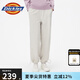 dickies衛(wèi)褲 女款長褲休閑運動腳口抽繩衛(wèi)褲10869 米灰色 S