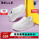 百麗簡(jiǎn)約厚底小白鞋25新款休閑增高板鞋B2597BM5 白色 38