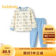 巴拉巴拉寶寶睡衣套裝冬季三層夾棉男女童家居服小童外出保暖208424171206