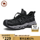 駱駝牌 戶外運(yùn)動(dòng)防滑耐磨透氣網(wǎng)面透水速干溯溪鞋 P15M307012 黑色 39