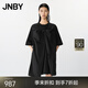 江南布衣（JNBY）【商場(chǎng)同款】25夏新品連衣裙立體蝴蝶結(jié)設(shè)計(jì)A型短袖圓領(lǐng)5P4G15120 001/本黑 XS