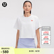 lululemon丨Cotton Jersey 女士棉質(zhì)平紋針織短袖 T 恤 LW3JUUS 白色 XS