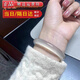 喜?？蛋自鹿庥袼枋骤C冰種荔枝凍正品瑪瑙手鐲玉手鐲七夕情人節生日禮物 【圈口/62Mm】白月光玉髓手鐲