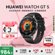 華為（HUAWEI）【七夕情人節(jié)】WATCH GT 5智能手表運(yùn)動(dòng)玄璣感知系統(tǒng)血氧心率體溫呼吸監(jiān)測(cè)藍(lán)牙通話防水男女情緒 46mm 幻夜黑-氟橡膠表帶【送皮表帶+貼膜】