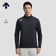 DESCENTE迪桑特TRAINING系列運動(dòng)健身吸濕速干男士長(cháng)袖針織衫 BK-黑色 XL (180/100A)