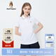 Hush Puppies暇步士女裝夏季純棉簡約短袖Polo衫 118白色 L