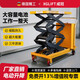咸冠電動(dòng)升降平臺(tái)車液壓升降車移動(dòng)式電動(dòng)1噸升降機(jī)小型150公斤升1.26米全電動(dòng)升1.5米降平臺(tái) 【遙控升降】150公斤升高0.72米
