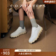 COZY STEPS可至男女款春季新款休閑復(fù)古舒適輕便法棍德訓(xùn)鞋5203 熾光白（女） 36