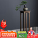 安爾雅花架子陽(yáng)臺落地花架室內客廳裝飾置物架楠竹多層多肉花盆架3