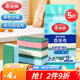 美麗雅 海綿百潔布 雙面去油污抹布廚房洗碗海綿擦吸水清潔抹布 5片裝