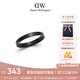 丹尼爾惠靈頓（DanielWellington）dw戒指女時(shí)尚飾品曜目黑情侶對戒生日禮物送女友DW00400360