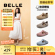百麗（Belle）方槍槍seeya同款半熟吐司1代升級(jí)款鞋25春商場(chǎng)款勃肯鞋D5U1DAA5 杏色 （1代升級(jí)版） 39 (245mm)